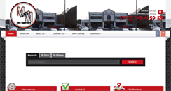 Desktop Screenshot of mandmautosuperstore.com